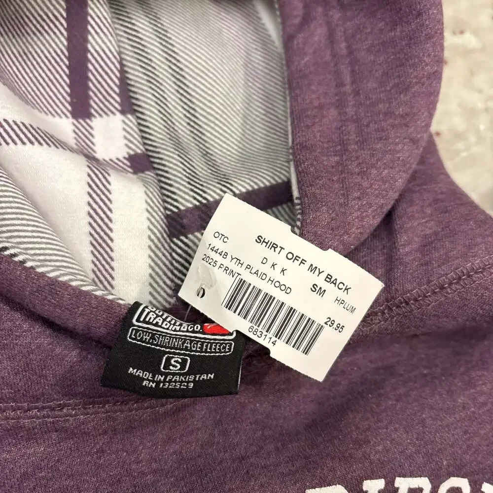 Outfitter Trading Co kids Breckenridge Colorado Purple Hoodie Sweatshirt‎